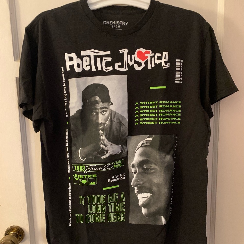 Tupac Poetic Justice Graphic Tee, Unisex